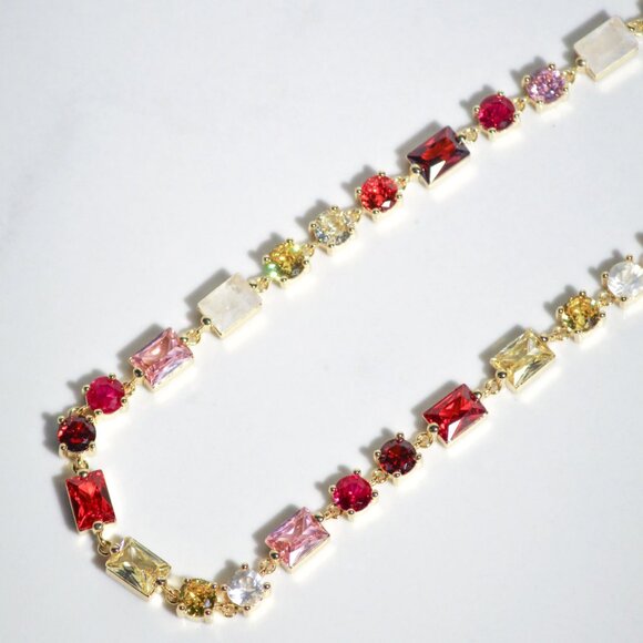 JAGGER NECKLACE- CALYPSO Rainbow Moonstone - Picture 2 of 3